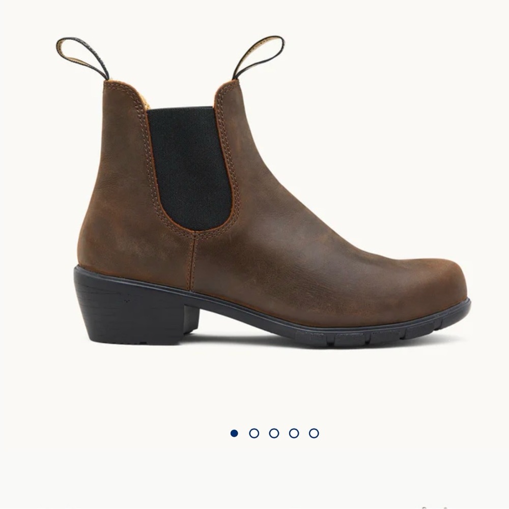 Blundstone heeled Chestnut Leather Boots